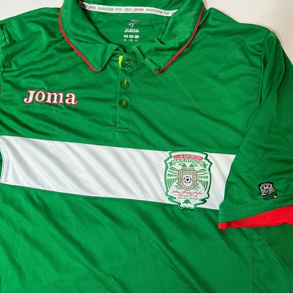 Rare Vintage JOMA Club Deportivo Marathon Honduras  Green Jersey Men’s XL - Picture 1 of 12